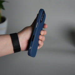 iPhone 17 Leather Texture Design PVC Case With Metal Camera Bump