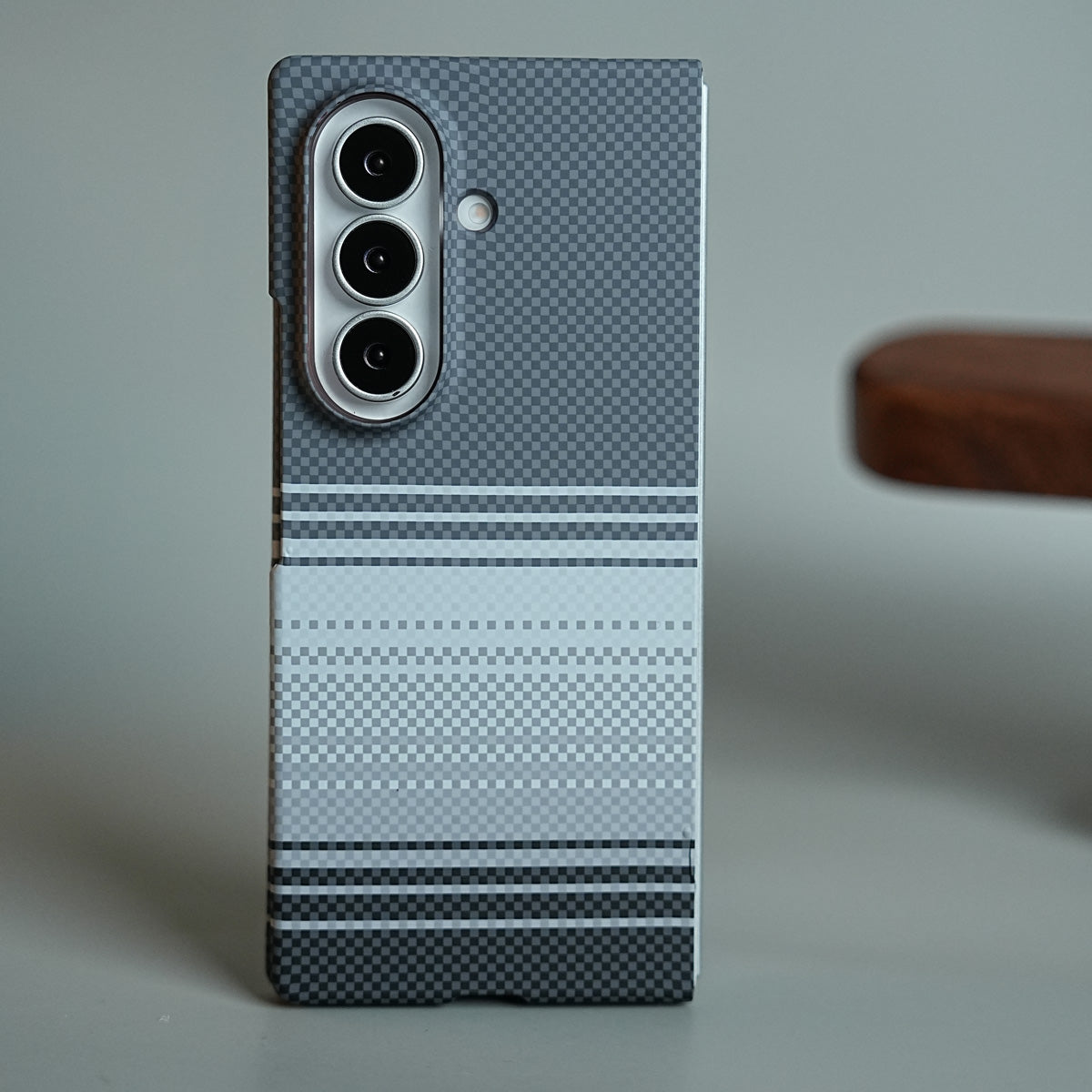 Pixel Checkered Design Case for Galaxy Z Fold 8 Ultra | Magnetic Cover