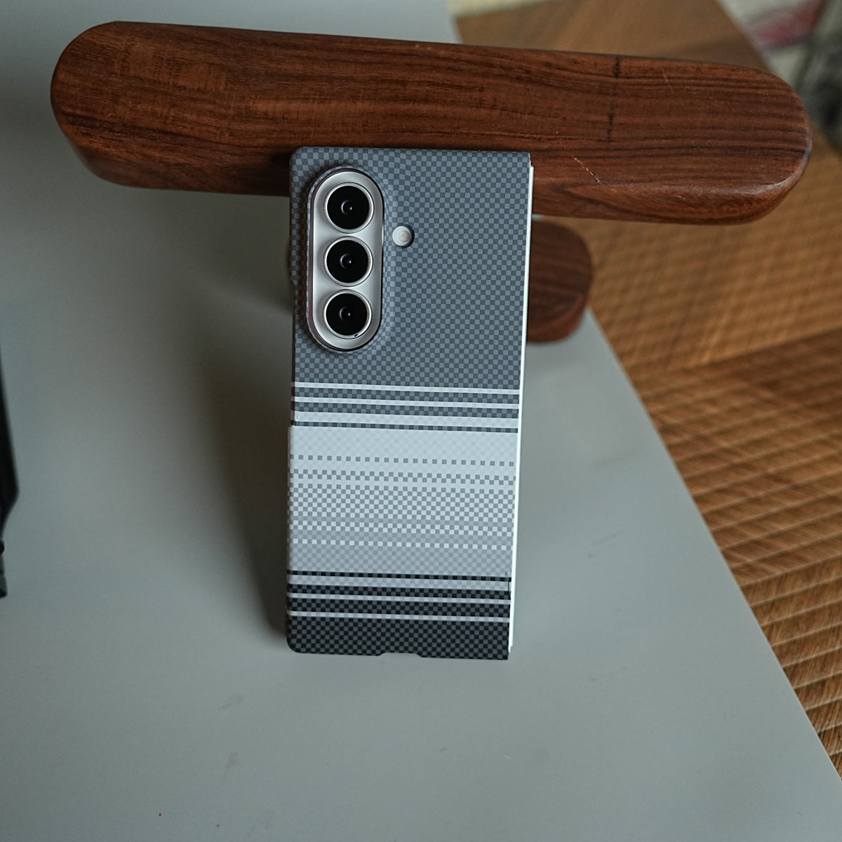 Pixel Checkered Design Case for Galaxy Z Fold 8 Ultra | Magnetic Cover