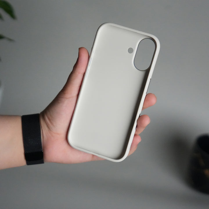 iPhone 17 Leather Texture Design PVC Case With Metal Camera Bump