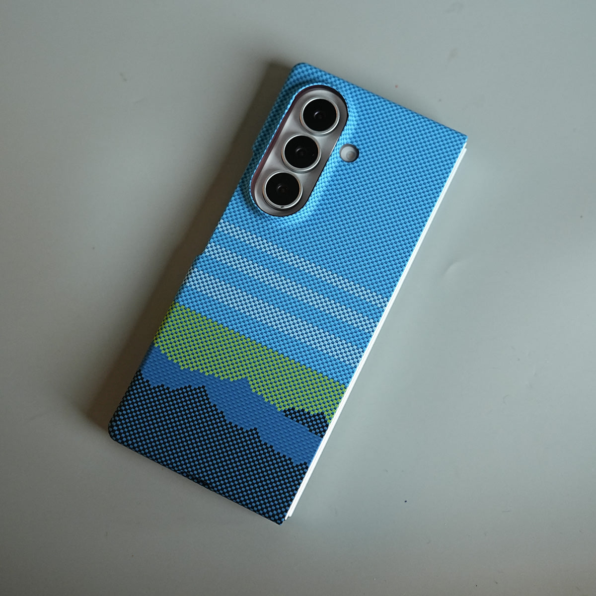 Pixel Checkered Design Case for Galaxy Z Fold 8 Ultra | Magnetic Cover