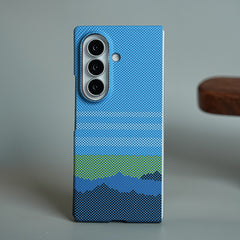 Pixel Checkered Design Case for Galaxy Z Fold 8 Ultra | Magnetic Cover