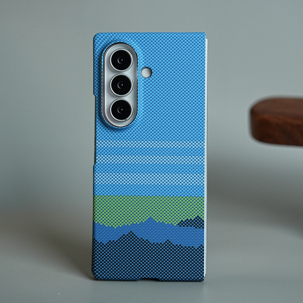 Pixel Checkered Design Case for Galaxy Z Fold 8 Ultra | Magnetic Cover