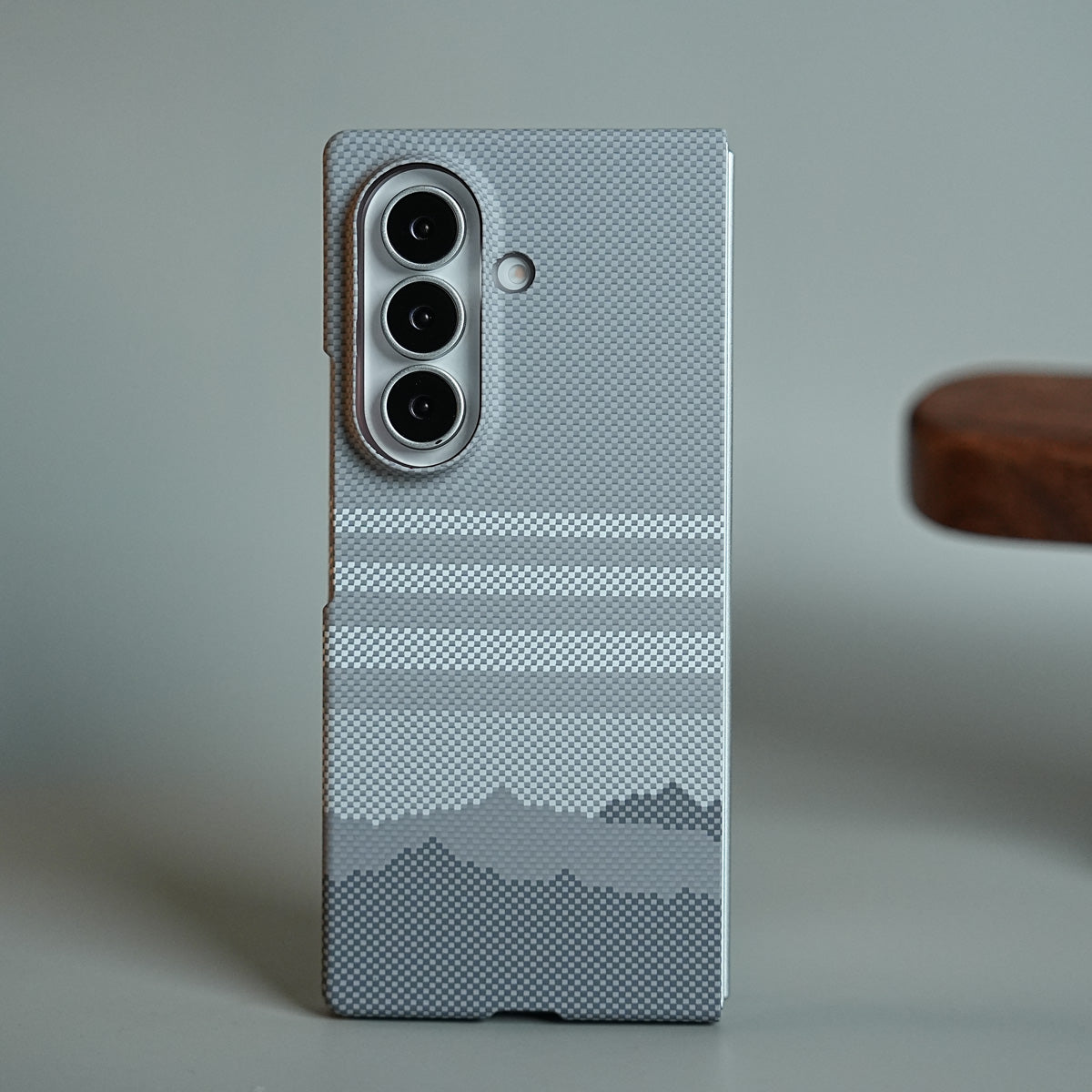Pixel Checkered Design Case for Galaxy Z Fold 8 Ultra | Magnetic Cover