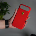 iPhone 17 Air Sports Car Logo Liquid Silicone Case Cover