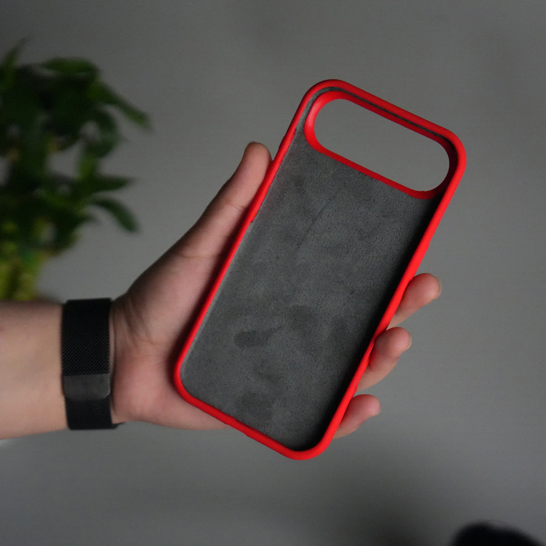 iPhone 17 Sports Car Logo Liquid Silicone Case Cover