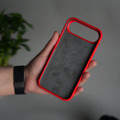 iPhone 17 Air Sports Car Logo Liquid Silicone Case Cover