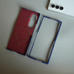 Pixel Checkered Design Case for Galaxy Z Fold 8 Ultra | Magnetic Cover