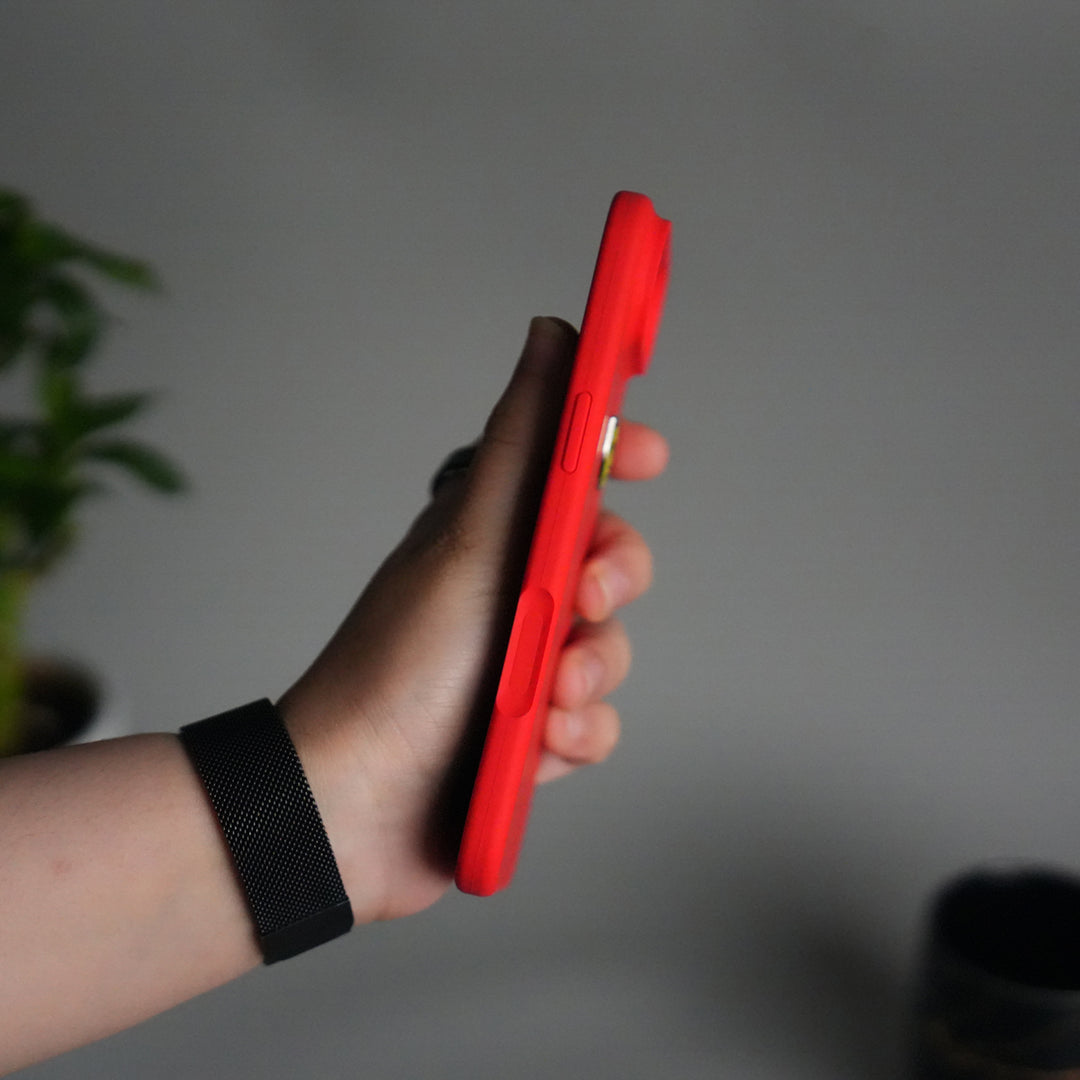 iPhone 17 Sports Car Logo Liquid Silicone Case Cover