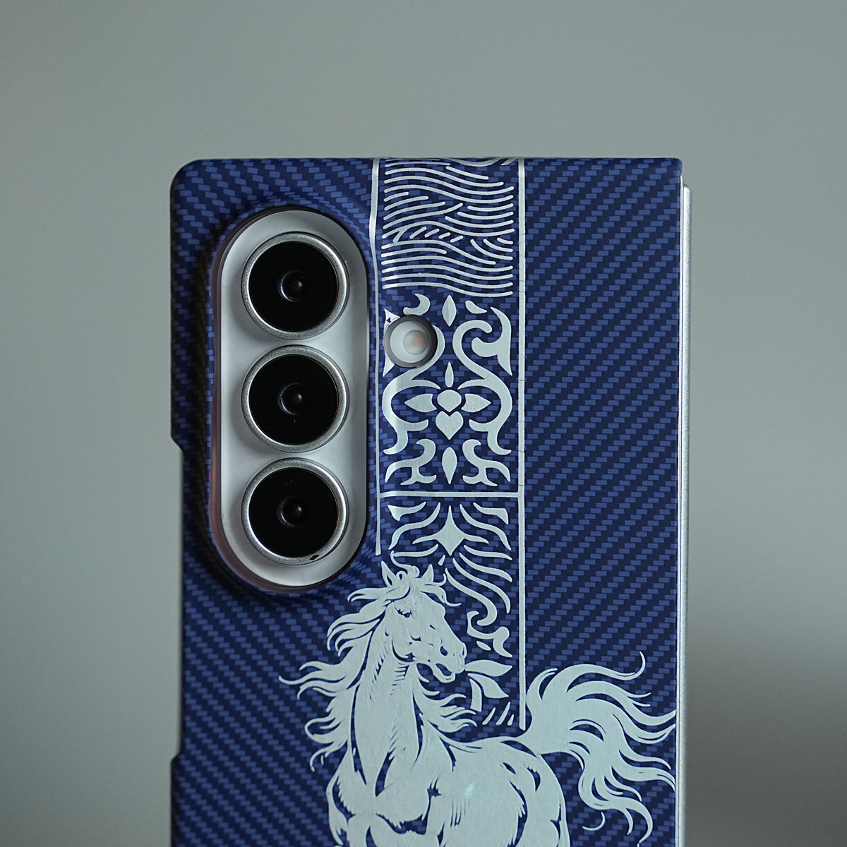 Pixel Checkered Design Case for Galaxy Z Fold 8 Ultra | Magnetic Cover