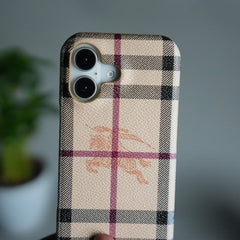 iPhone 17 Series Luxury BRY PU Leather Case Cover