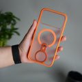 iPhone 18 Series Magnetic Ring Stand Case | Frosted Shockproof Back Cover with Metal Kickstand & MagSafe Support