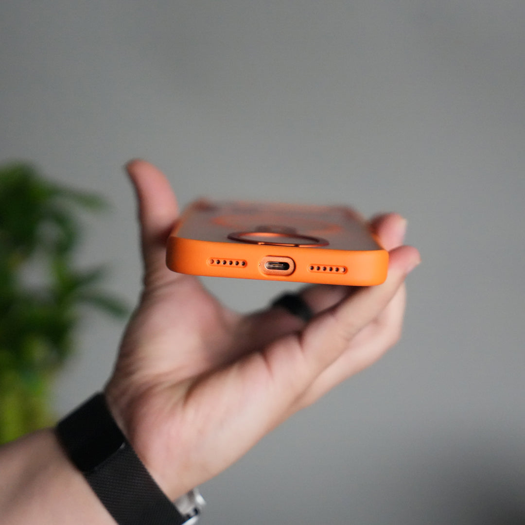 iPhone 17 Pro Magnetic Ring Stand Case | Frosted Shockproof Back Cover with Metal Kickstand & MagSafe Support