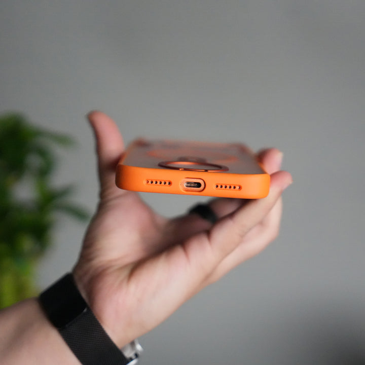 iPhone 17 Pro Magnetic Ring Stand Case | Frosted Shockproof Back Cover with Metal Kickstand & MagSafe Support