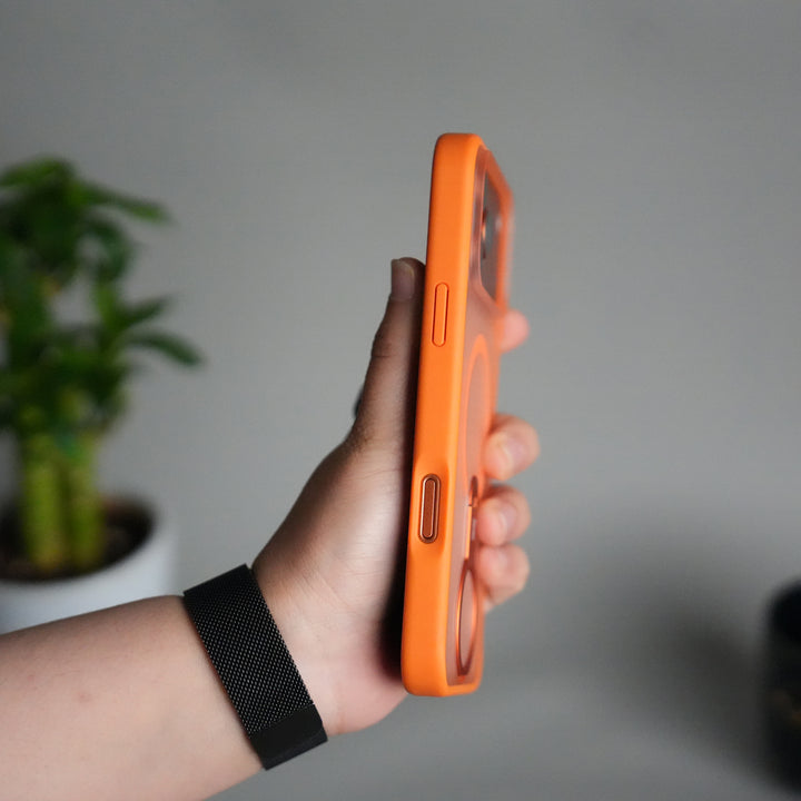 iPhone 17 Pro Magnetic Ring Stand Case | Frosted Shockproof Back Cover with Metal Kickstand & MagSafe Support