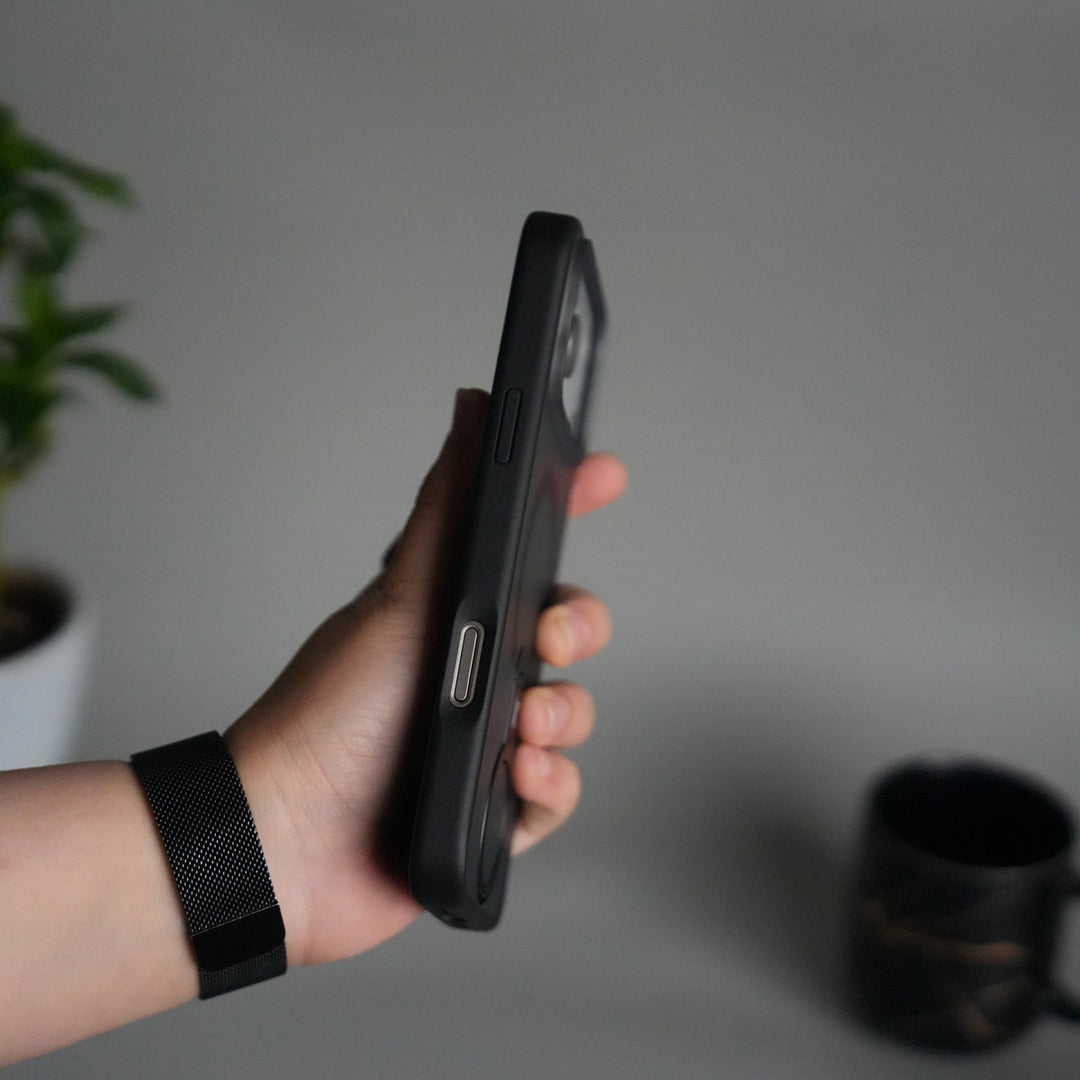 iPhone 17 Pro Magnetic Ring Stand Case | Frosted Shockproof Back Cover with Metal Kickstand & MagSafe Support