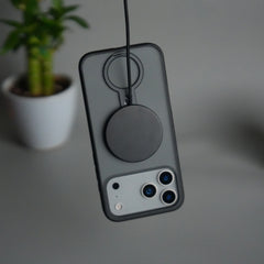 iPhone 18 Series Magnetic Ring Stand Case | Frosted Shockproof Back Cover with Metal Kickstand & MagSafe Support