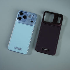 iPhone 18 Series Premium Metallic AeroFLex Leather MagSafe Case