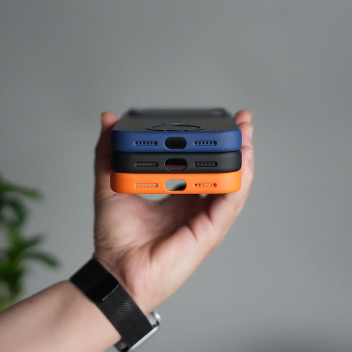 iPhone 17 Pro Magnetic Ring Stand Case | Frosted Shockproof Back Cover with Metal Kickstand & MagSafe Support