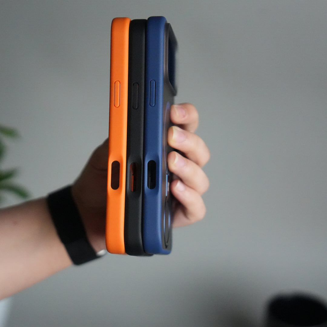 iPhone 17 Pro Magnetic Ring Stand Case | Frosted Shockproof Back Cover with Metal Kickstand & MagSafe Support