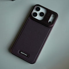 iPhone 18 Series Premium Metallic AeroFLex Leather MagSafe Case