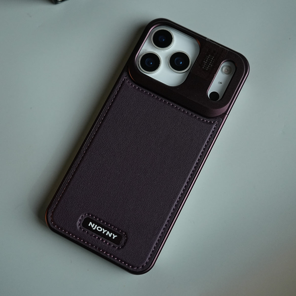 iPhone 18 Series Premium Metallic AeroFLex Leather MagSafe Case