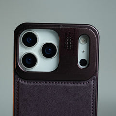 iPhone 18 Series Premium Metallic AeroFLex Leather MagSafe Case