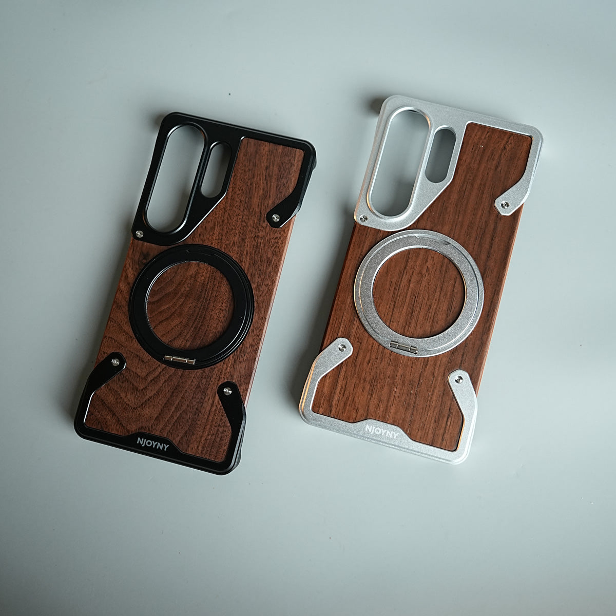 Frameless Wooden Aluminium Case for Samsung Galaxy S26 Ultra