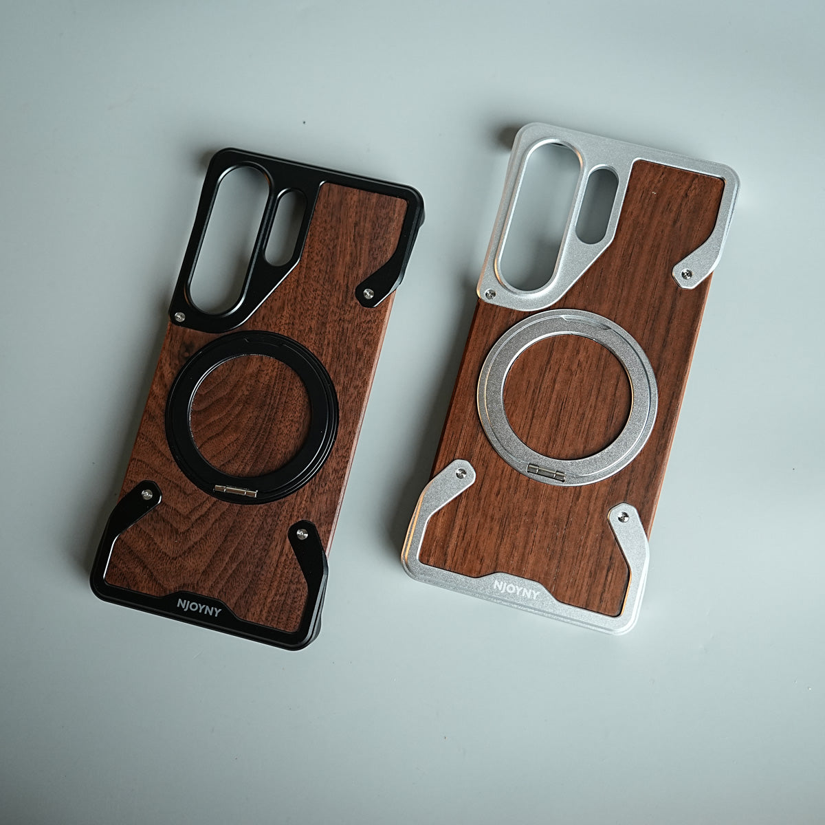 Frameless Wooden Aluminium Case for Samsung Galaxy S26 Ultra