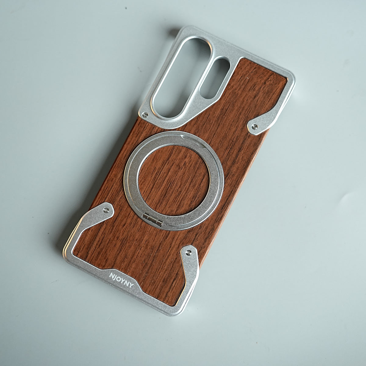 Frameless Wooden Aluminium Case for Samsung Galaxy S26 Ultra