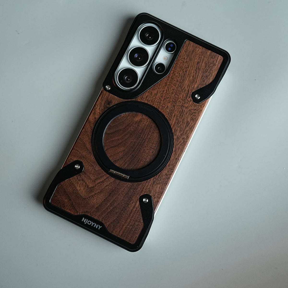 Frameless Wooden Aluminium Case for Samsung Galaxy S26 Ultra