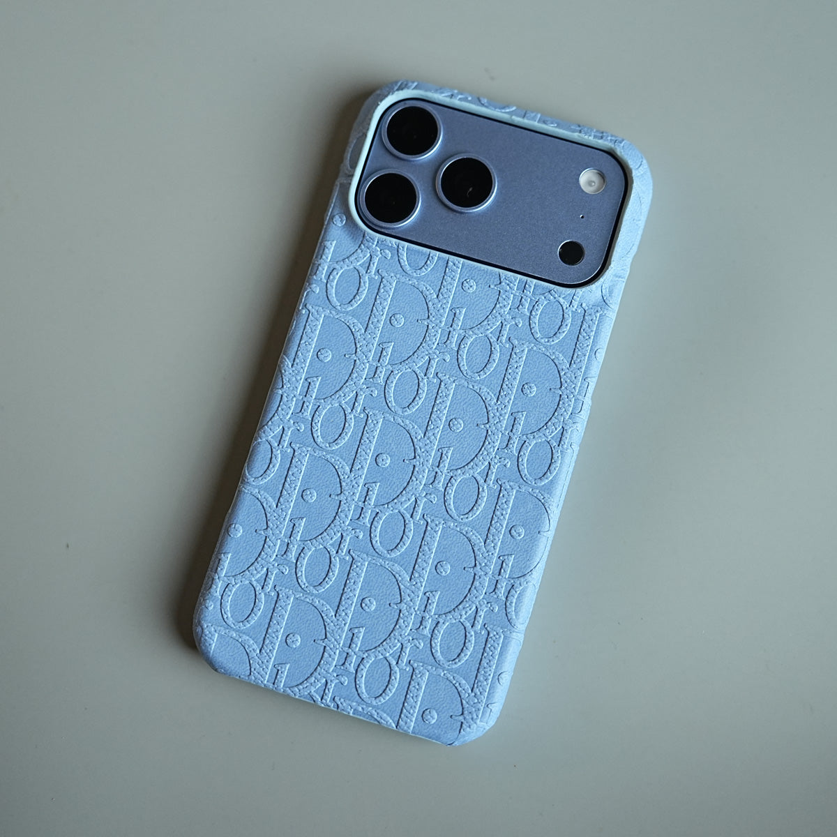 Luxury Monogram Case for iPhone 17 Series | PU Leather Designer Cover