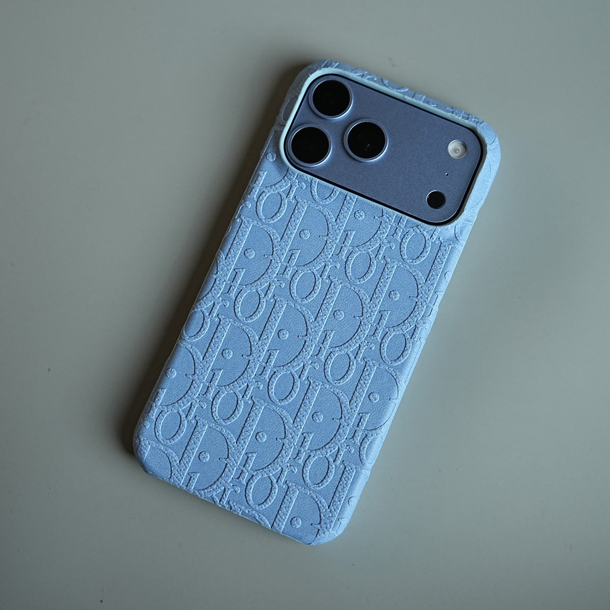 Luxury Monogram Case for iPhone 17 Series | PU Leather Designer Cover