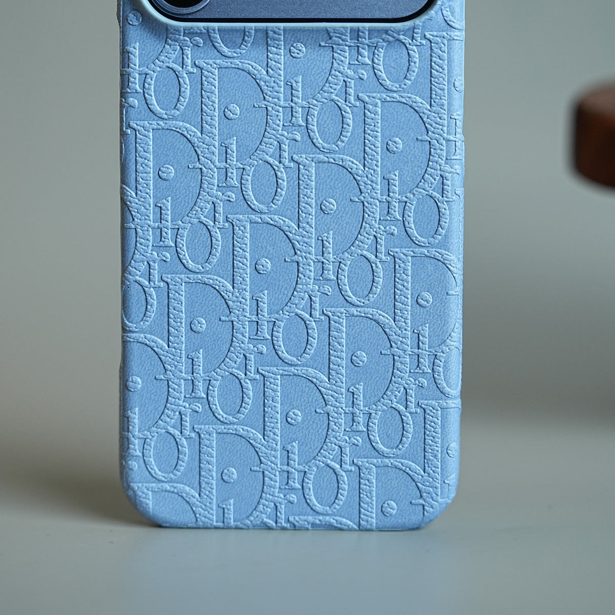 Luxury Monogram Case for iPhone 17 Series | PU Leather Designer Cover
