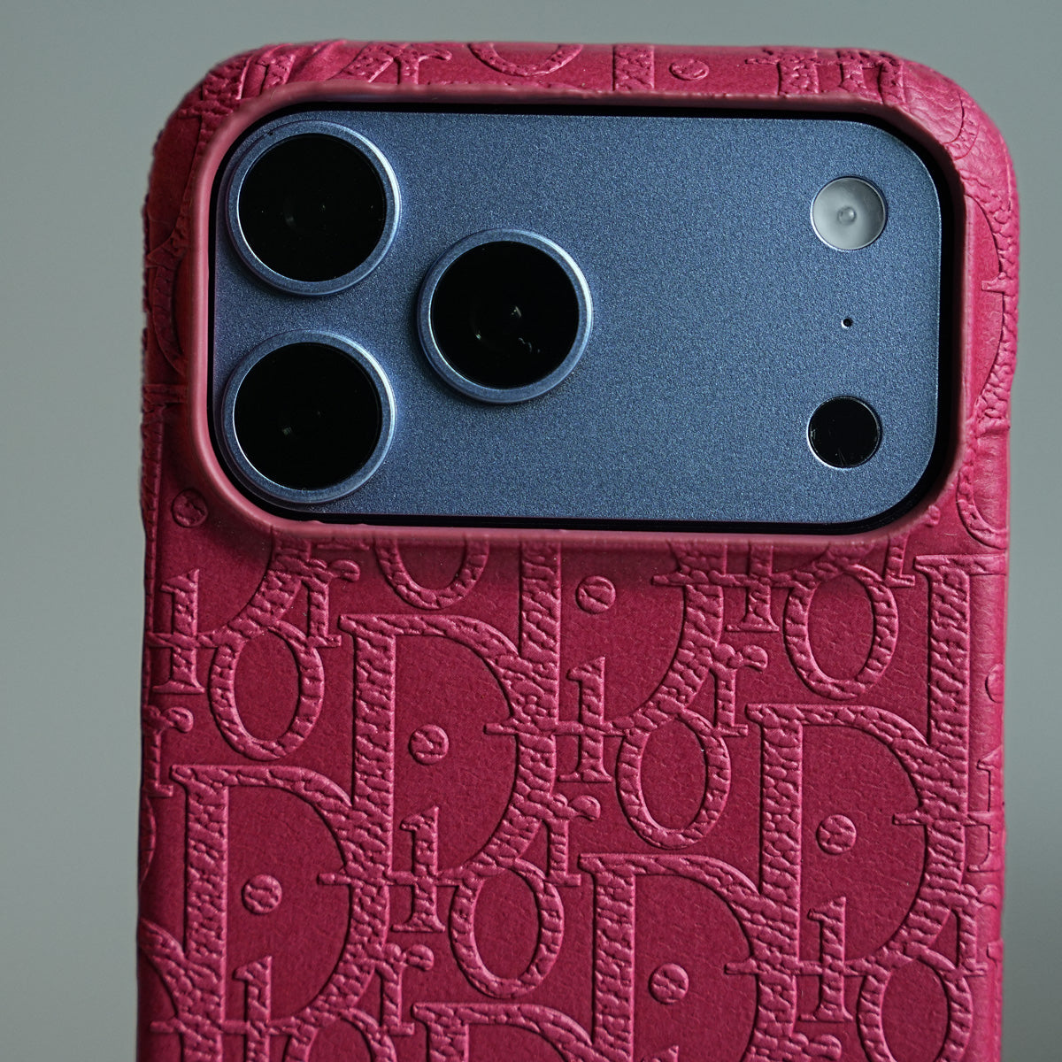Luxury Monogram Case for iPhone 17 Series | PU Leather Designer Cover