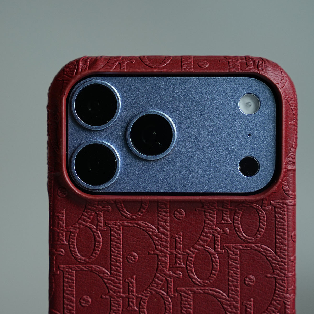 Luxury Monogram Case for iPhone 17 Series | PU Leather Designer Cover