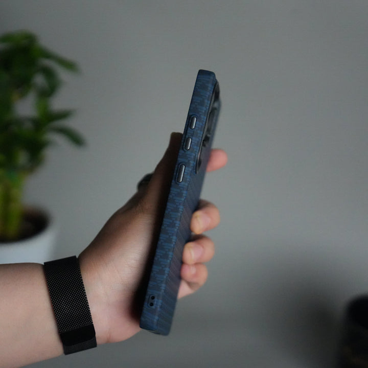 Galaxy S24 Ultra Houndstooth Pattern Case | Slim Hard Back Cover | Matte Finish Protective Case with MagSafe