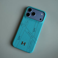 Premium H-Style PU Leather Case for iPhone 18 Series | Luxury Designer-Inspired Protective Cover