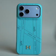 Premium H-Style PU Leather Case for iPhone 18 Series | Luxury Designer-Inspired Protective Cover