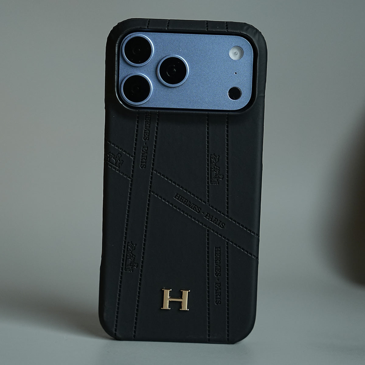 Premium H-Style PU Leather Case for iPhone 18 Series | Luxury Designer-Inspired Protective Cover