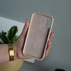 iPhone 17 Liquid Silicone Case Cover (Blush Pink)