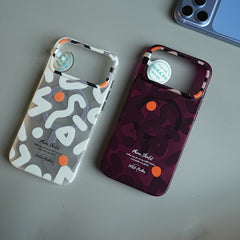 Geometric Graffiti Case for iPhone 17 Series | Shockproof Magnetic Cover