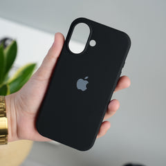 iPhone 17 Liquid Silicone Case Cover (Black)