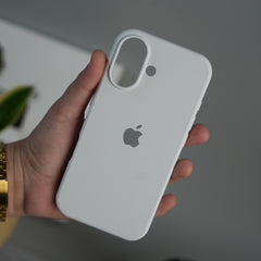 iPhone 17 Liquid Silicone Case Cover (White)