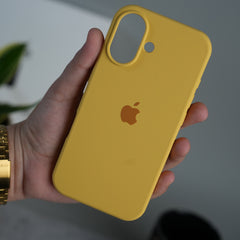 iPhone 17 Liquid Silicone Case Cover (Yellow)