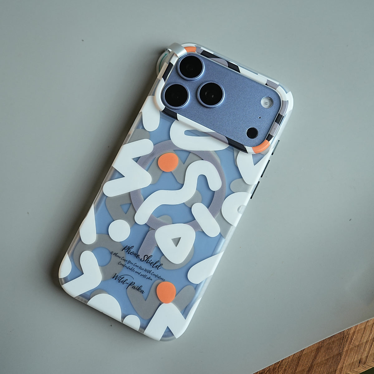 Geometric Graffiti Case for iPhone 17 Series | Shockproof Magnetic Cover