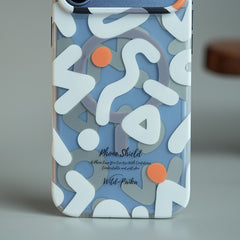 Geometric Graffiti Case for iPhone 17 Series | Shockproof Magnetic Cover