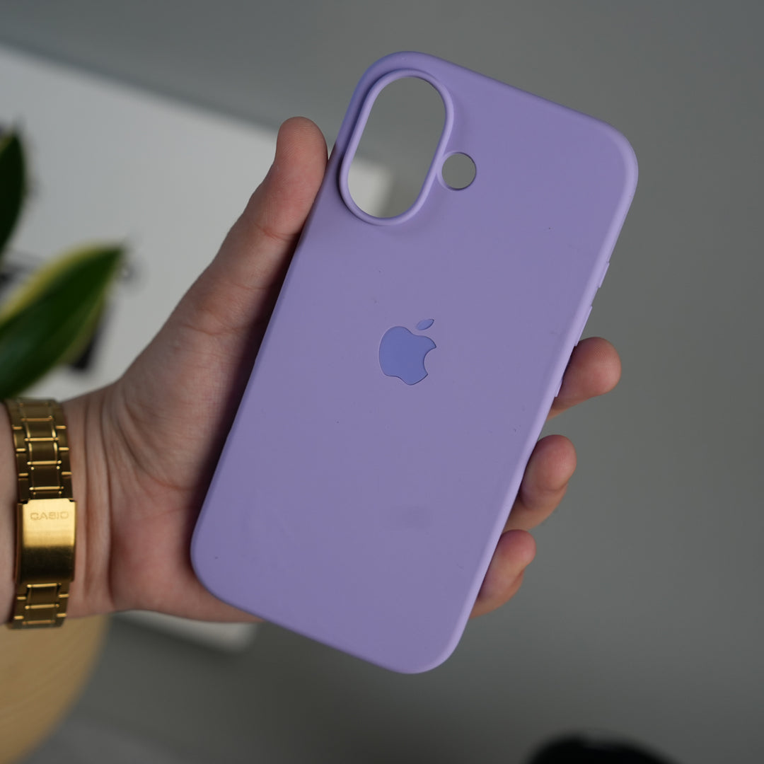 iPhone 17 Liquid Silicone Case Cover (Lavender)