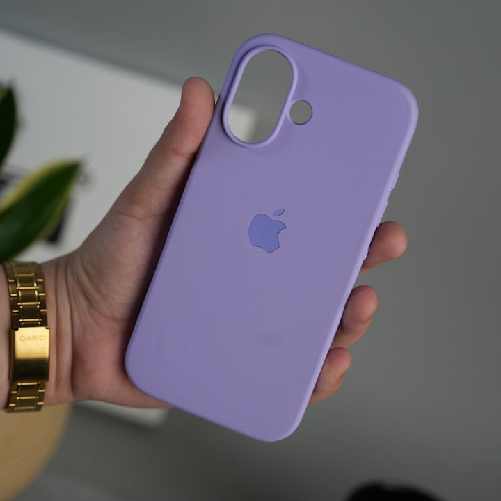 iPhone 17 Liquid Silicone Case Cover (Lavender)