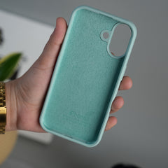 iPhone 17 Liquid Silicone Case Cover (Mint Green)